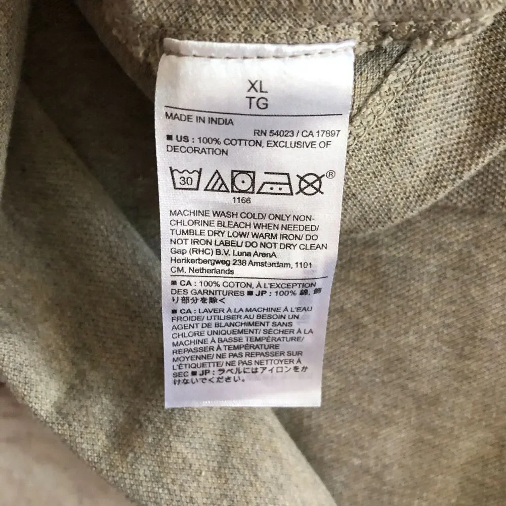 Banana Republic Pique Polo Shirt XL Mens Tan Monogram Cotton Logo Rugby Golf Dad